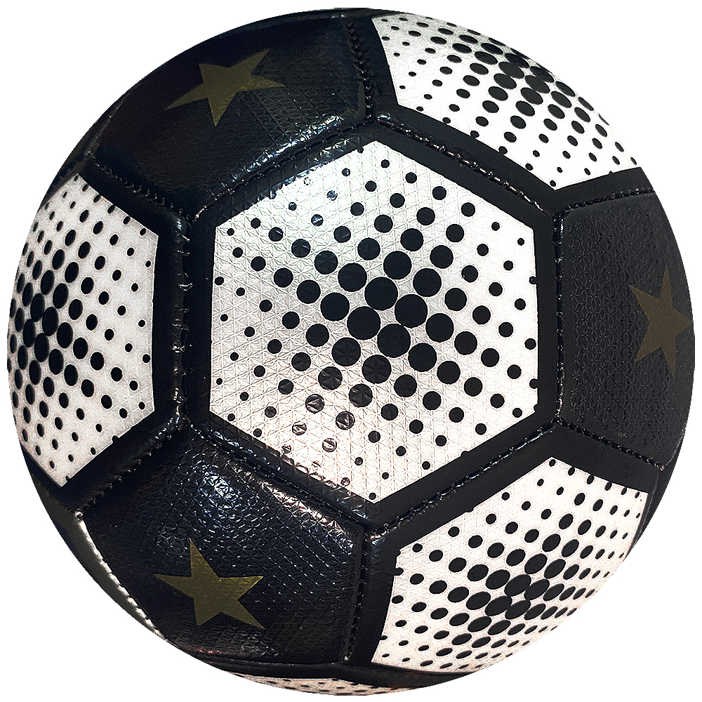 Balón Colo Colo Negro escudo blanco