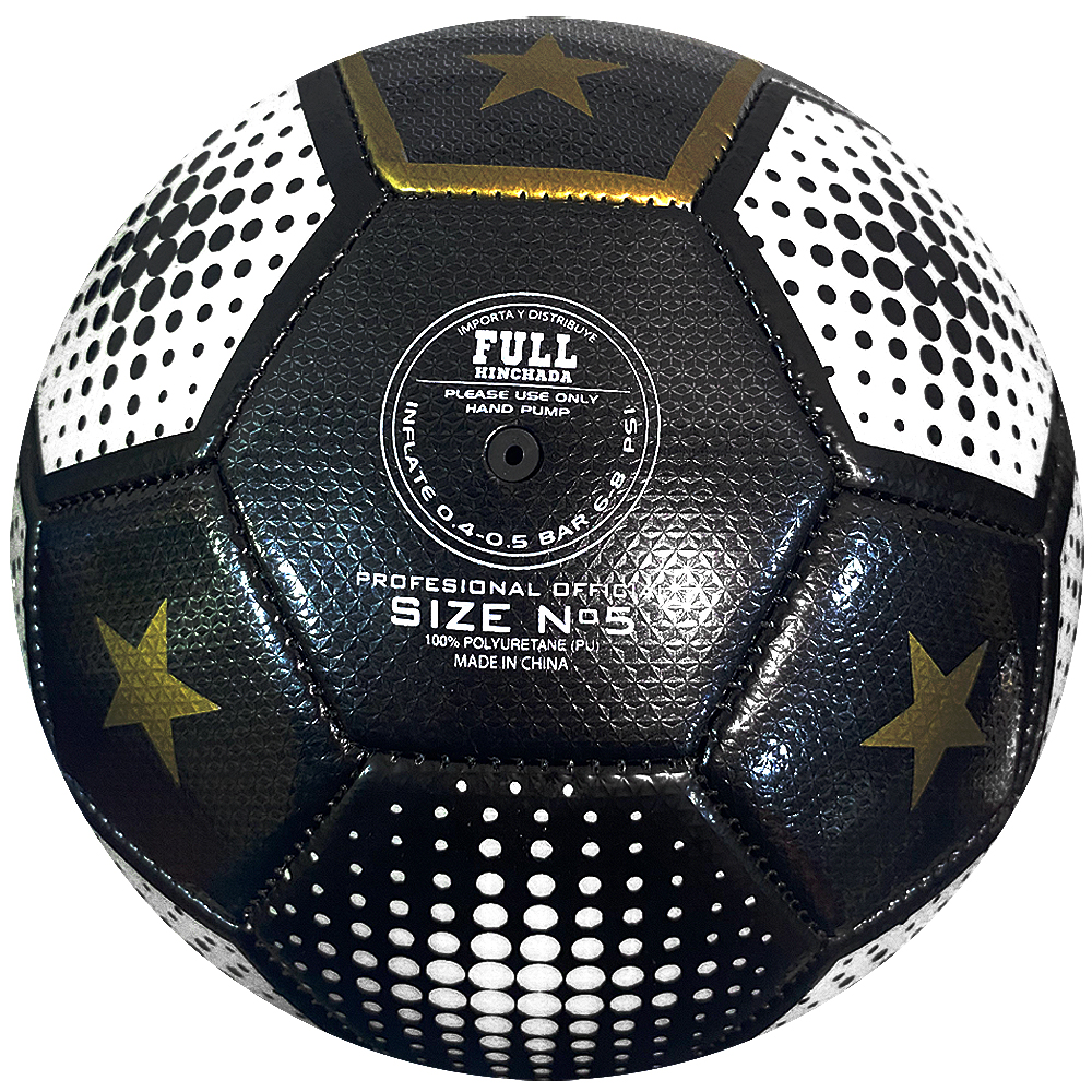 Balón Colo Colo Negro escudo blanco