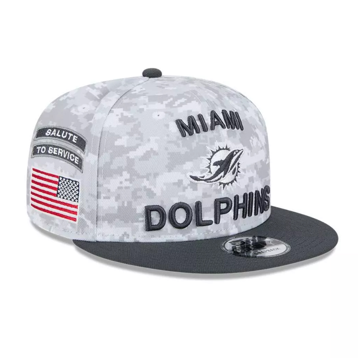 Jockey New Era 9FIFTY NFL Miami Dolphins 2024 Sideline Storm