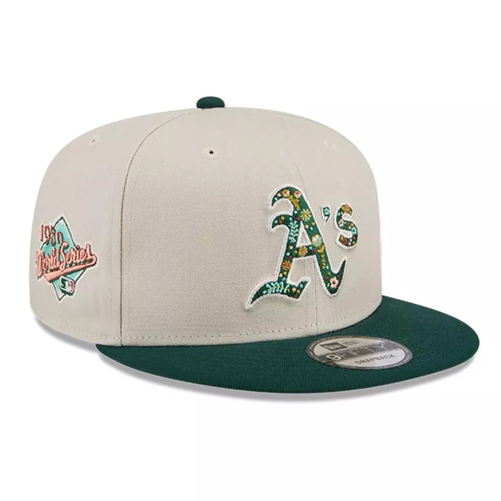 Jockey New Era Floral Fill MLB Oakland Athletics Stone