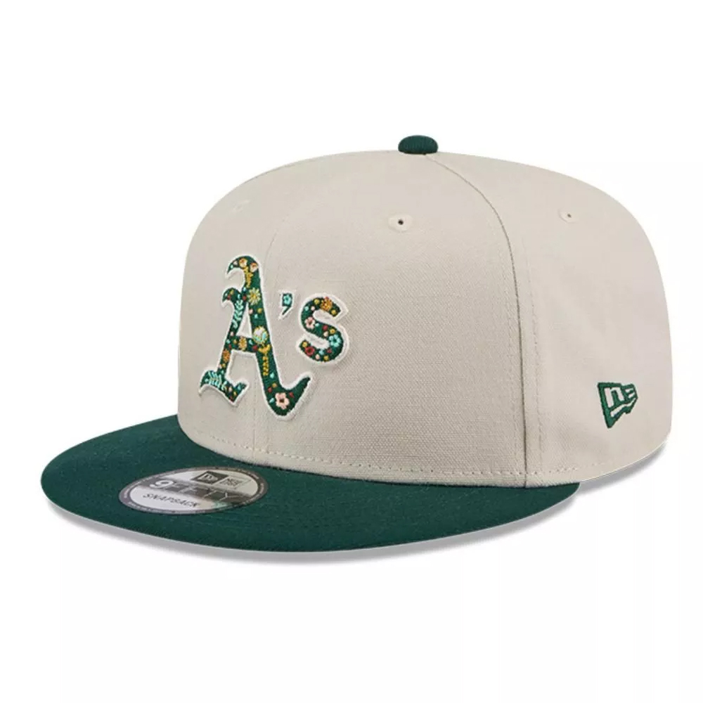 Jockey New Era Floral Fill MLB Oakland Athletics Stone