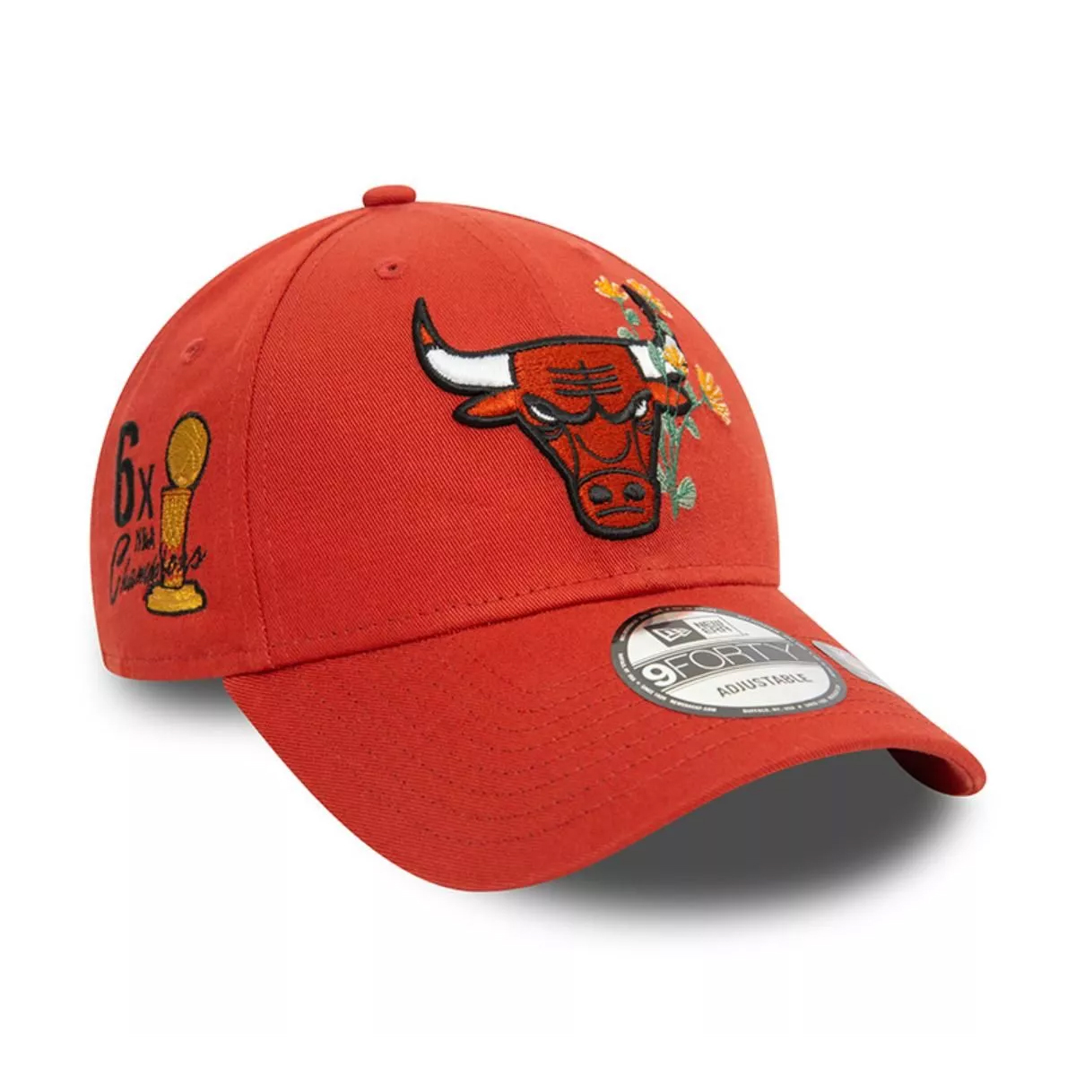 Jockey New Era 9FORTY Flower Icon NBA Chicago Bulls Infrared