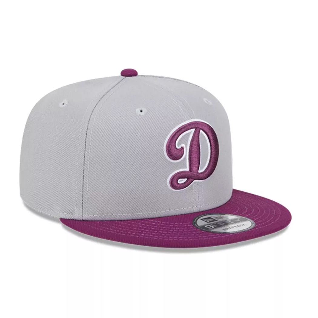 Jockey New Era 9FIFTY 2-Tone Color MLB Los Angeles Dodgers Gray/Purple