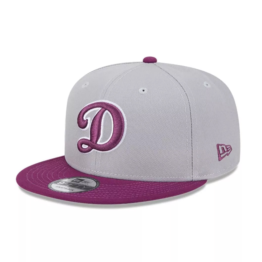 Jockey New Era 9FIFTY 2-Tone Color MLB Los Angeles Dodgers Gray/Purple