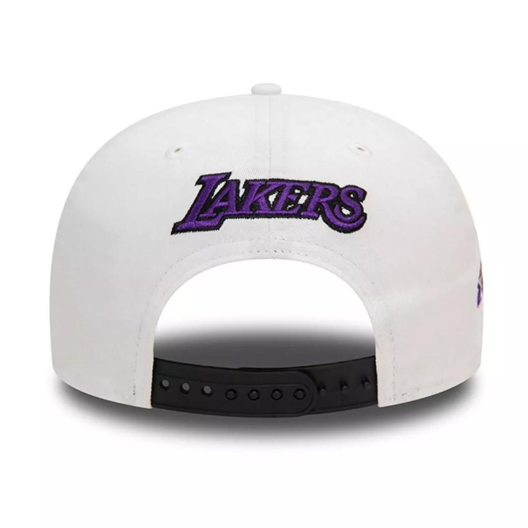 Jockey New Era 9FIFTY White Crown Patch NBA Los Angeles Lakers Black/White