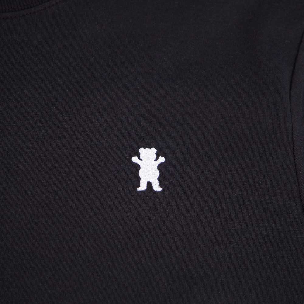 Polera Hombre Grizzly Griptape Embroidered Og Bear Negro