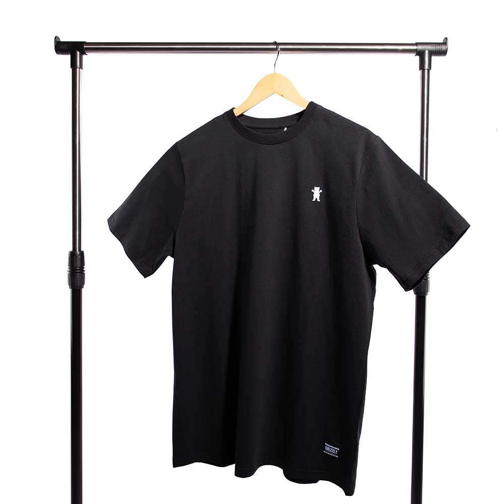 Polera Hombre Grizzly Griptape Embroidered Og Bear Negro