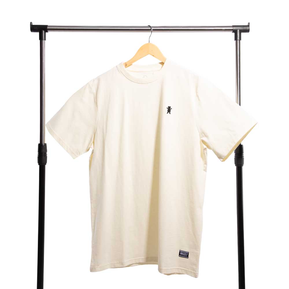 Polera Hombre Grizzly Griptape Embroidered Og Bear Off White