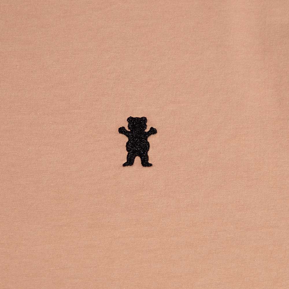 Polera Hombre Grizzly Griptape Embroidered Og Bear Cafe