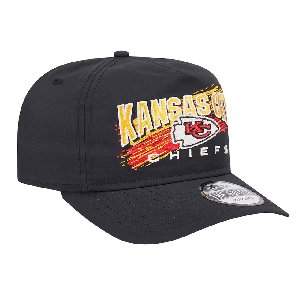 Jockey New Era Golfer NFL Kansas City Chiefs Throwback Brush Black