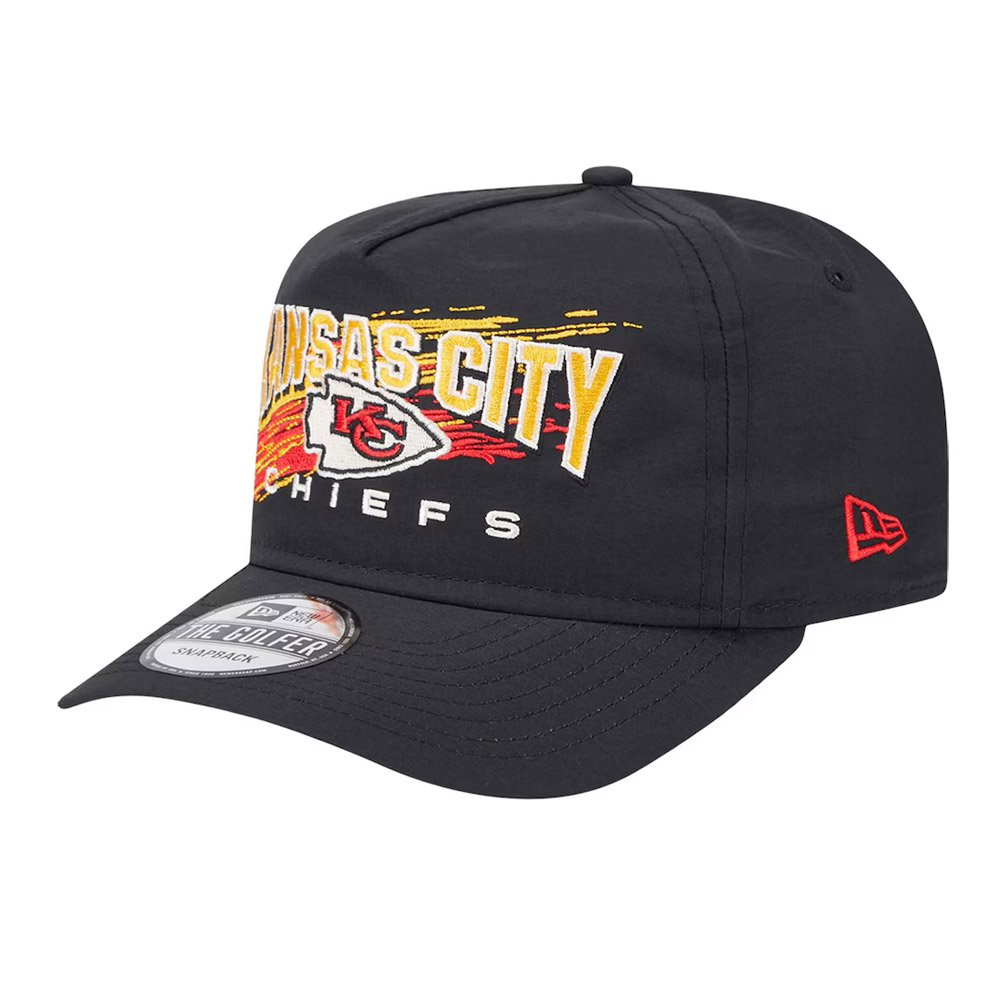 Jockey New Era Golfer NFL Kansas City Chiefs Throwback Brush Black