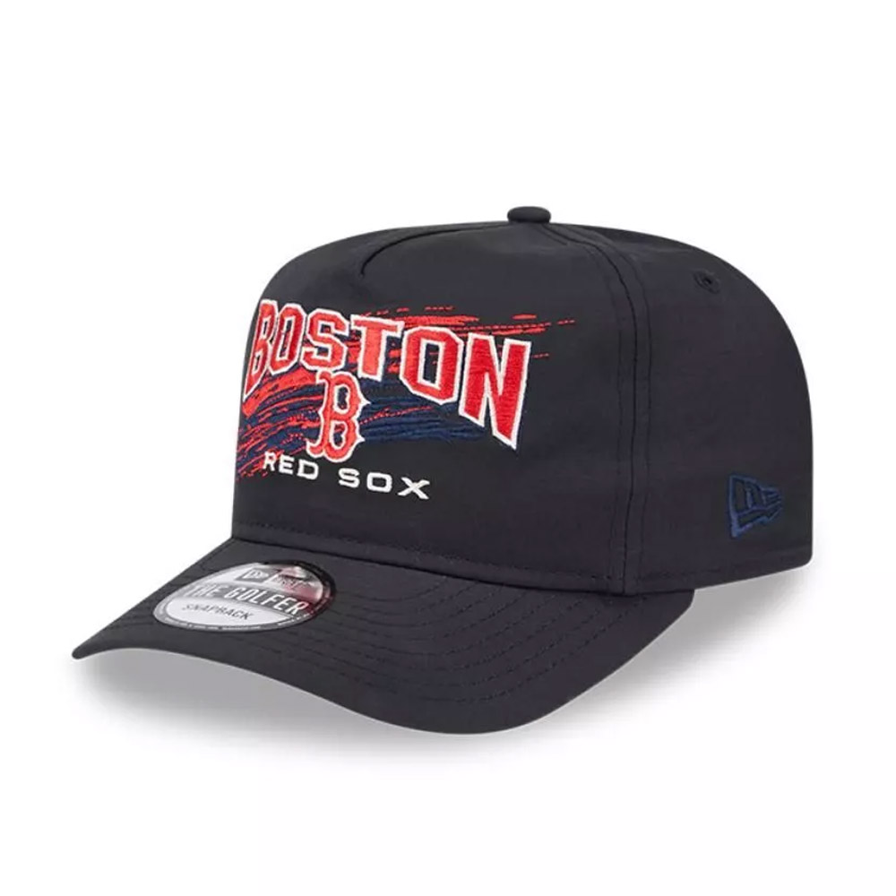 Jockey New Era Golfer MLB Boston Red Sox Throwback Brush Black
