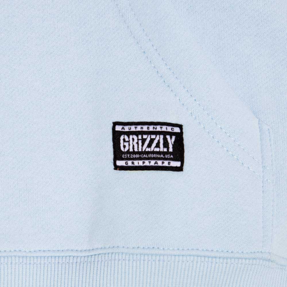 Polerón Hombre Grizzly Griptape Embroidered OG Bear Celeste