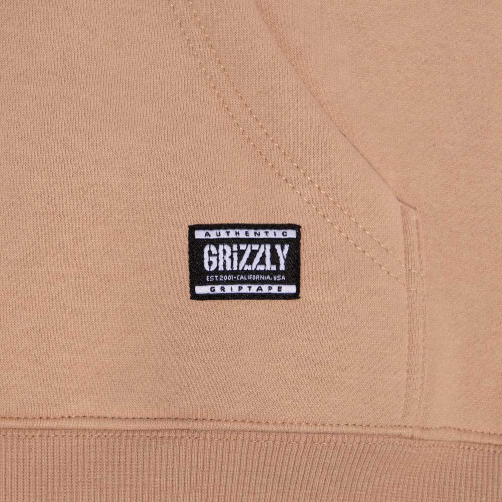Polerón Hombre Grizzly Griptape Embroidered OG Bear Cafe