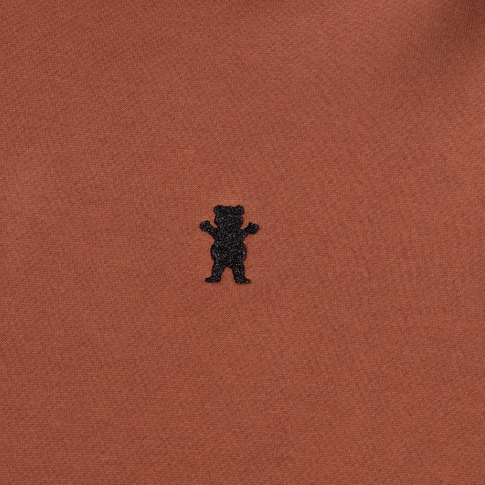 Polerón Hombre Grizzly Griptape Embroidered OG Bear Cafe