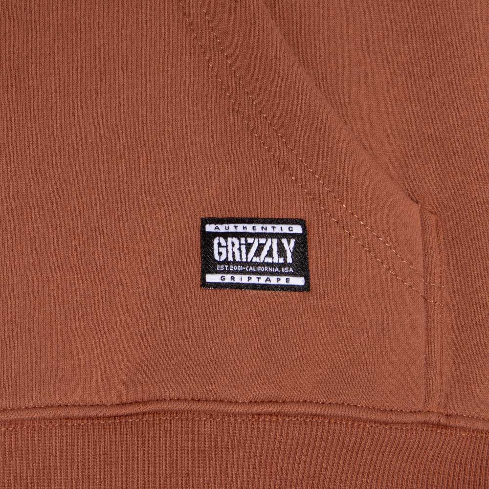 Polerón Hombre Grizzly Griptape Embroidered OG Bear Cafe