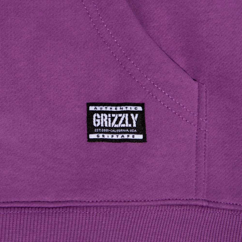 Polerón Hombre Grizzly Griptape Print OG Bear Basic Morado