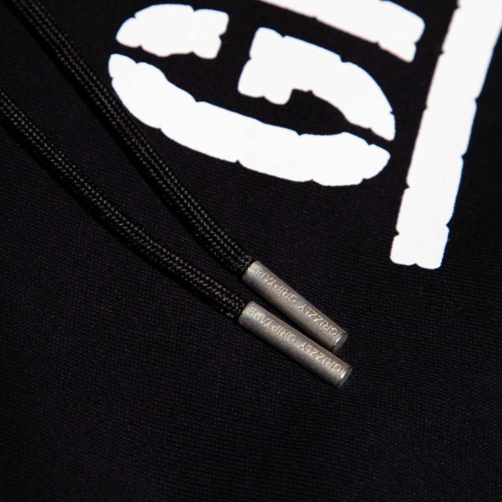 Polerón Hombre Grizzly Griptape Print Stamped Negro