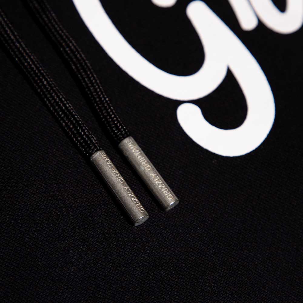 Polerón Hombre Grizzly Griptape Print Script Negro