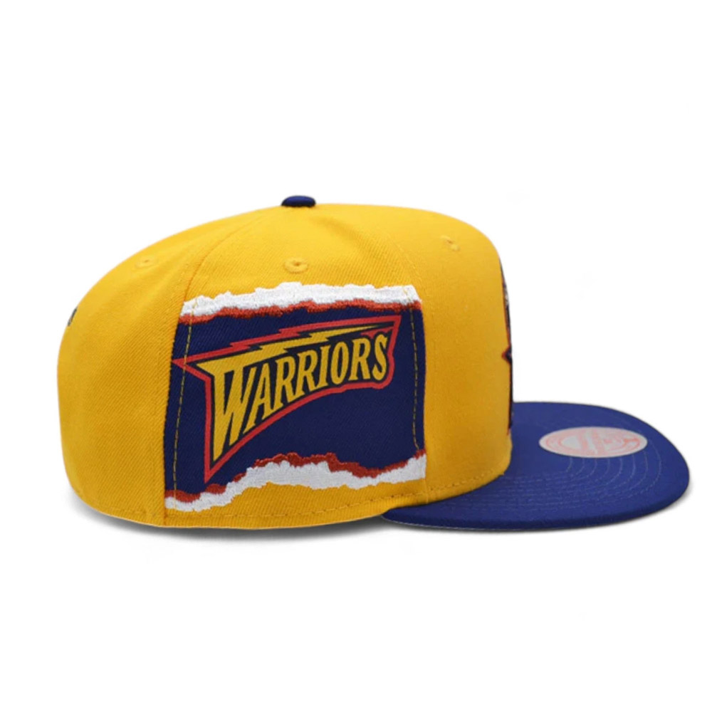 Gorro Jockey Nba Jumbotron Snapback Hwc Warriors Mitchell And Ness