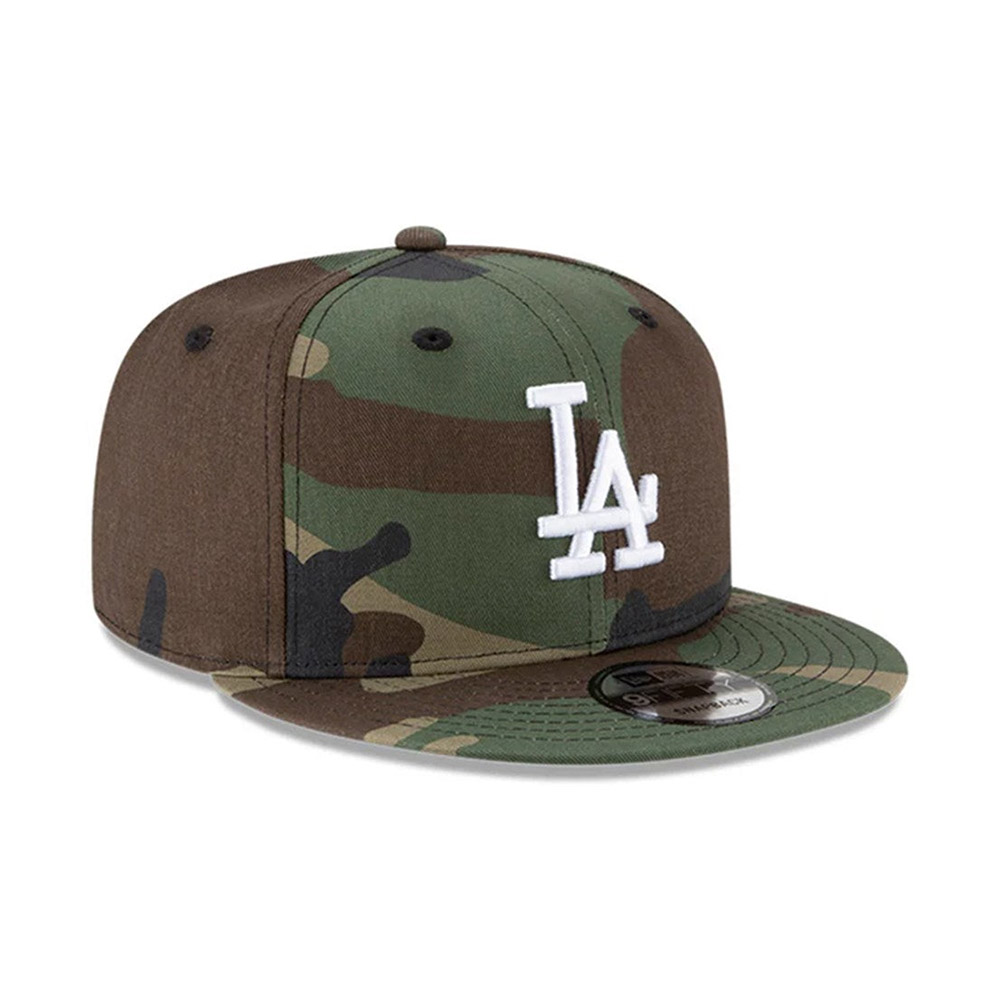 Gorra New Era 9FIFTY Dodgers MLB Basic Snap Camo Green