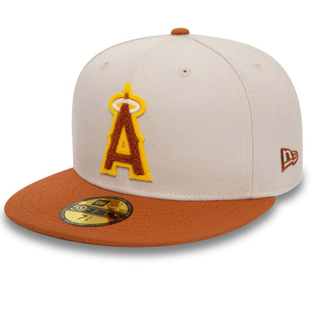 Jockey New Era 59FIFTY Anaheim Angels Boucle Contemporary MLB Beige