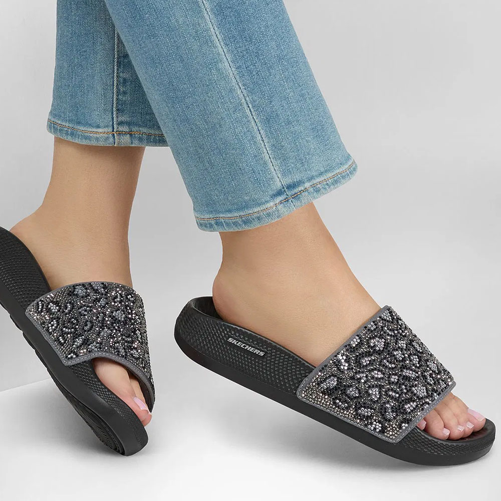 Zapatillas Urbanas Mujer Low Slider-Printlicious 186090-BKGY