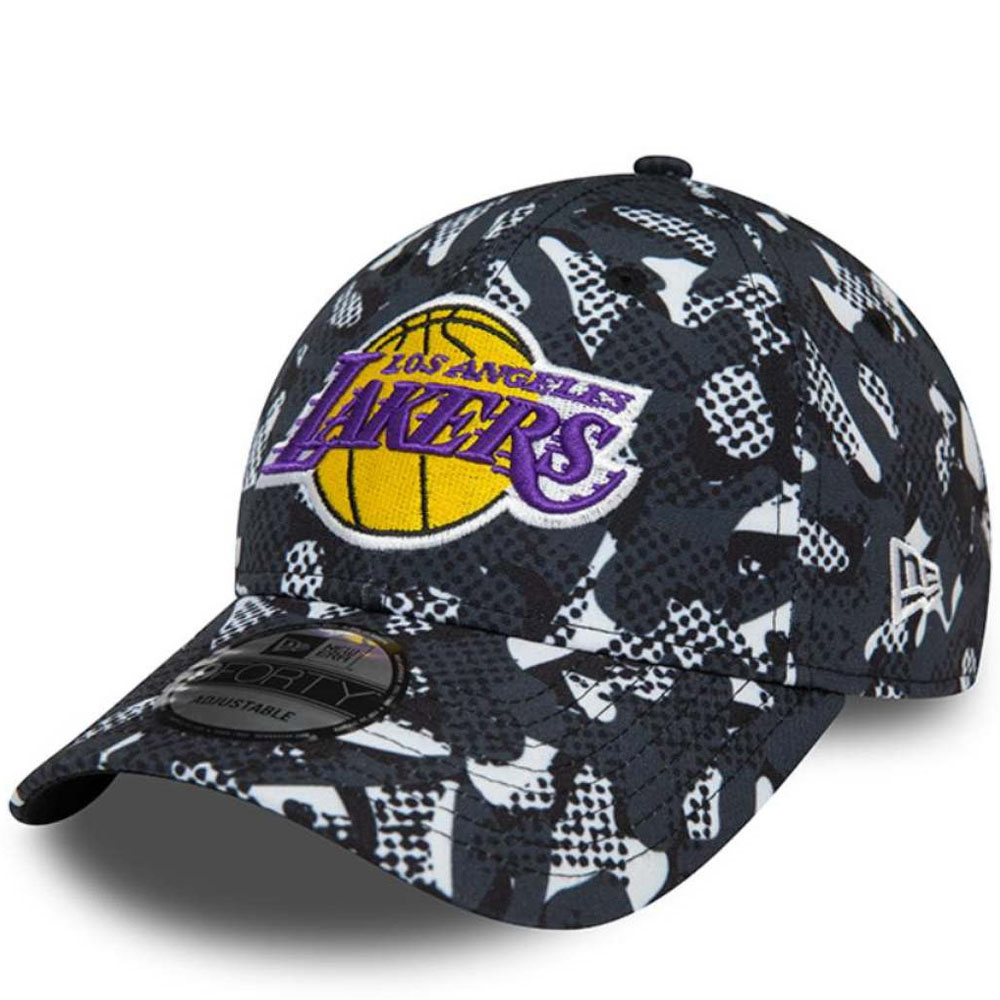 Gorra 9Forty Los Angeles Lakers Seasonal Print Black