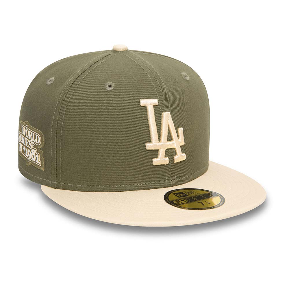 Gorra 59Fifty Los Angeles Dodgers MLB Verde Color Block