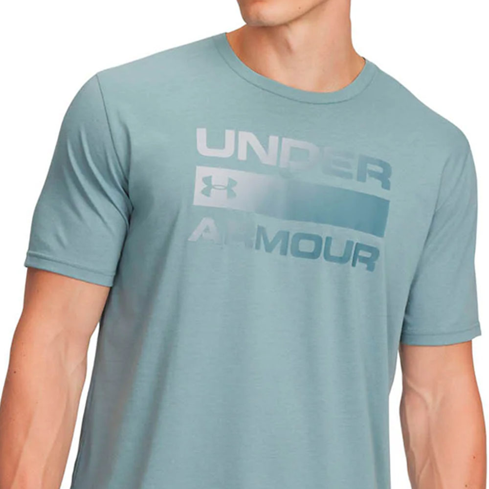 Polera Under Armour Team Issue Wordmark Hombre Verde