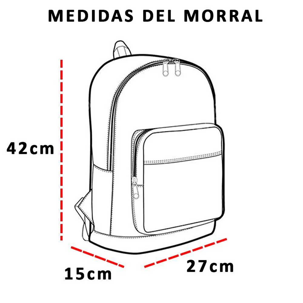 Mochila Escolar Textil Avia Verde 2