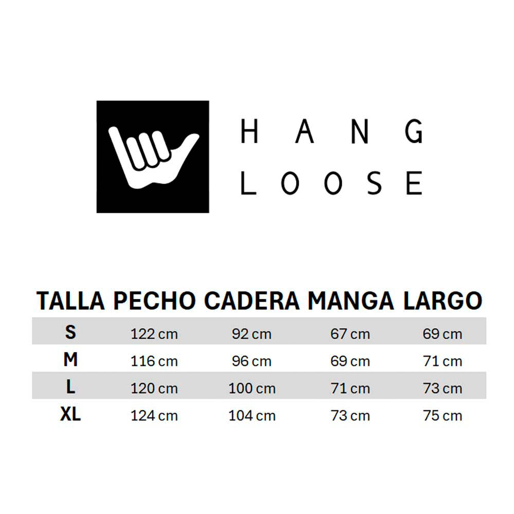 Poleron Hombre Crew Neck Minilogo Negro Hang Loose