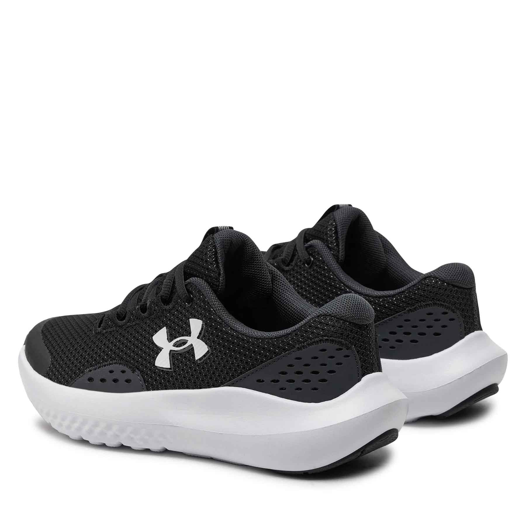 Zapatilla Running Hombre Surge 4 Negro Blanco Under Armour
