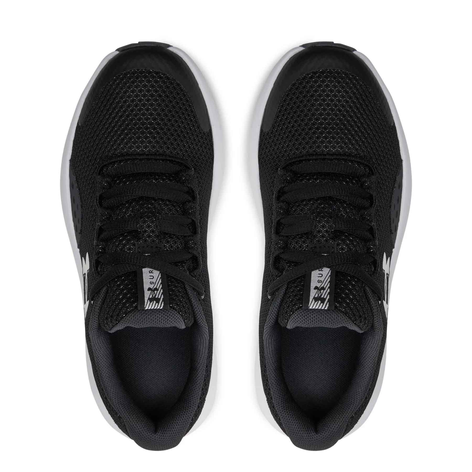 Zapatilla Running Hombre Surge 4 Negro Blanco Under Armour