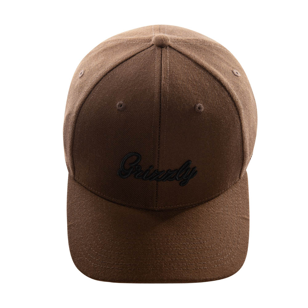 Jockey Grizzly Curvo Elastico Hat Direct Flat Embroidery