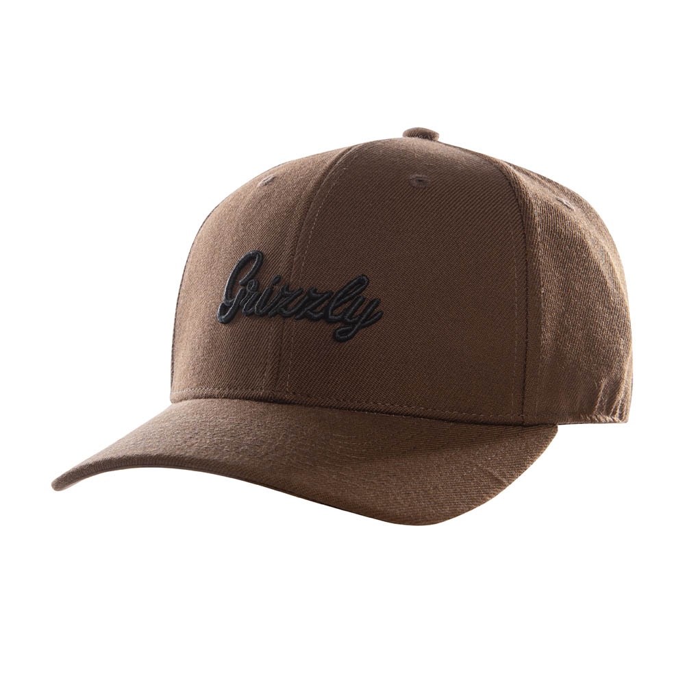 Jockey Grizzly Curvo Elastico Hat Direct Flat Embroidery