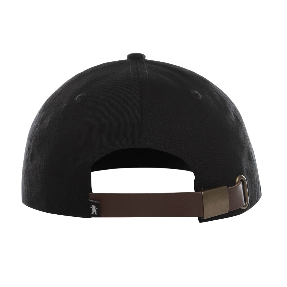 Jockey Old English Strap Back Hat Raised Embroidery