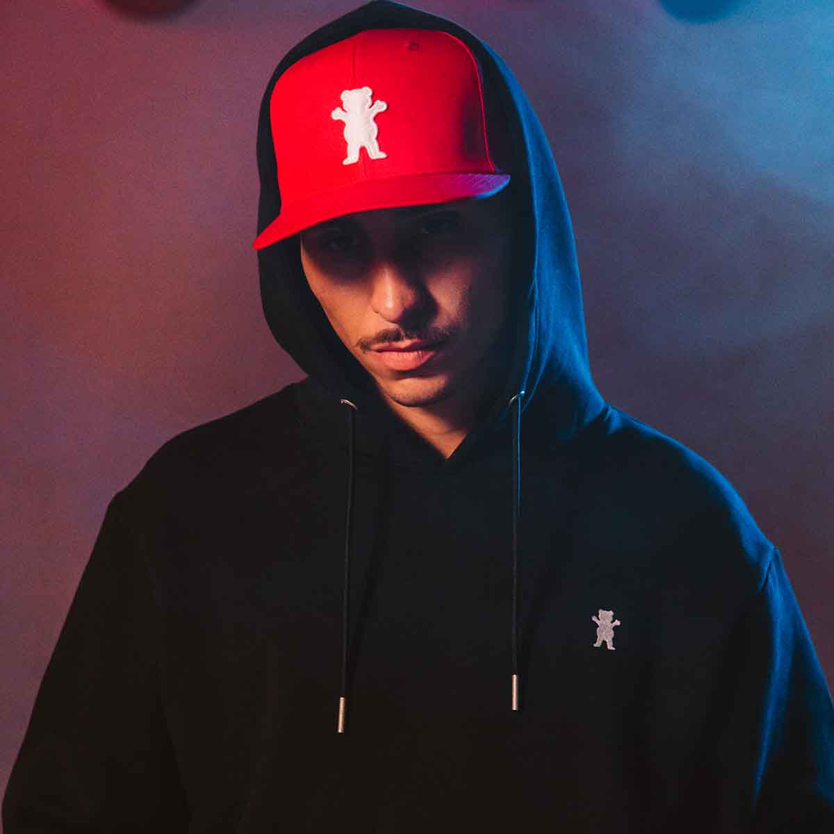 Jockey Og Bear Snapback Raised Embroidery