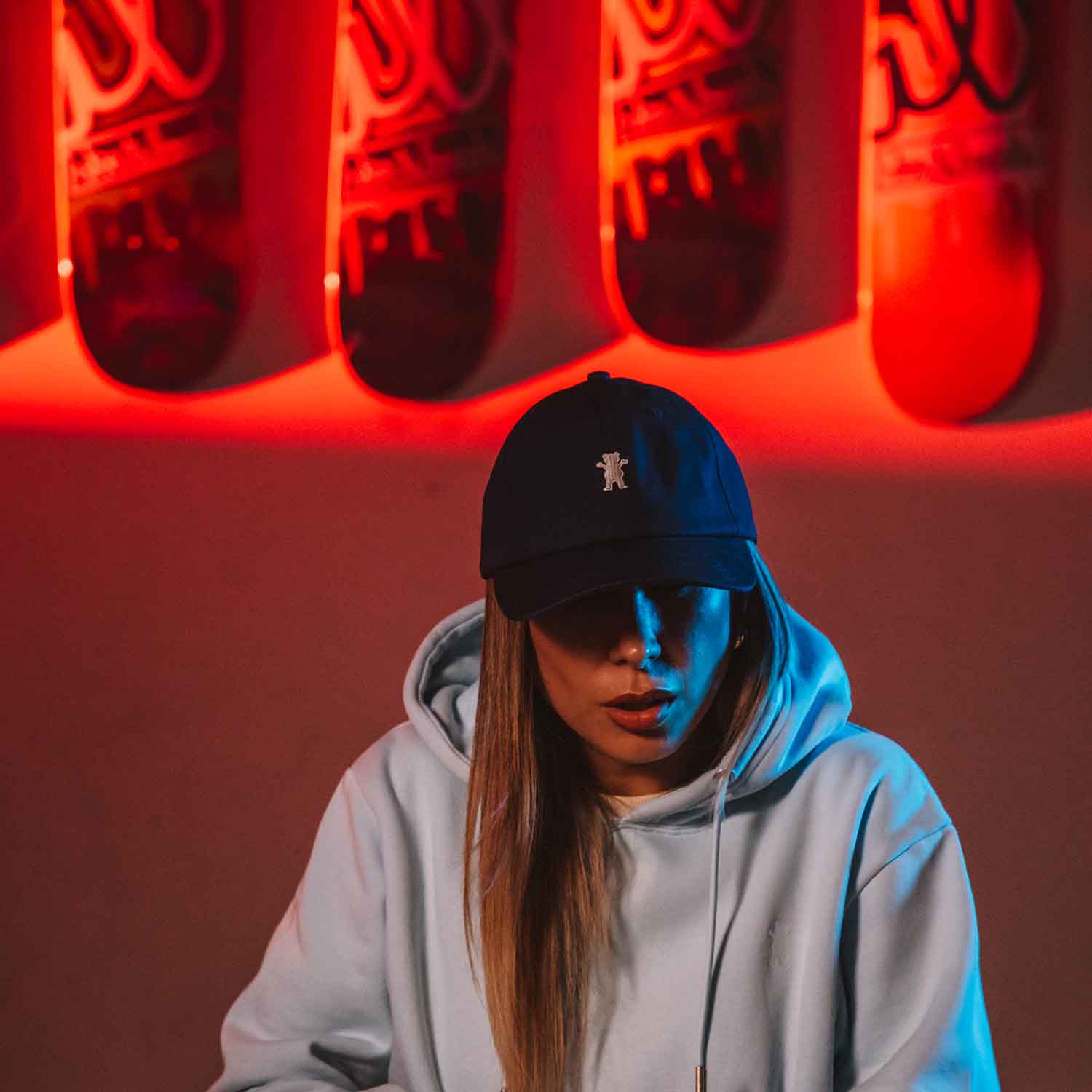 Jockey Og Bear Mini Dad Hatfrontdirect Flat Embroidery