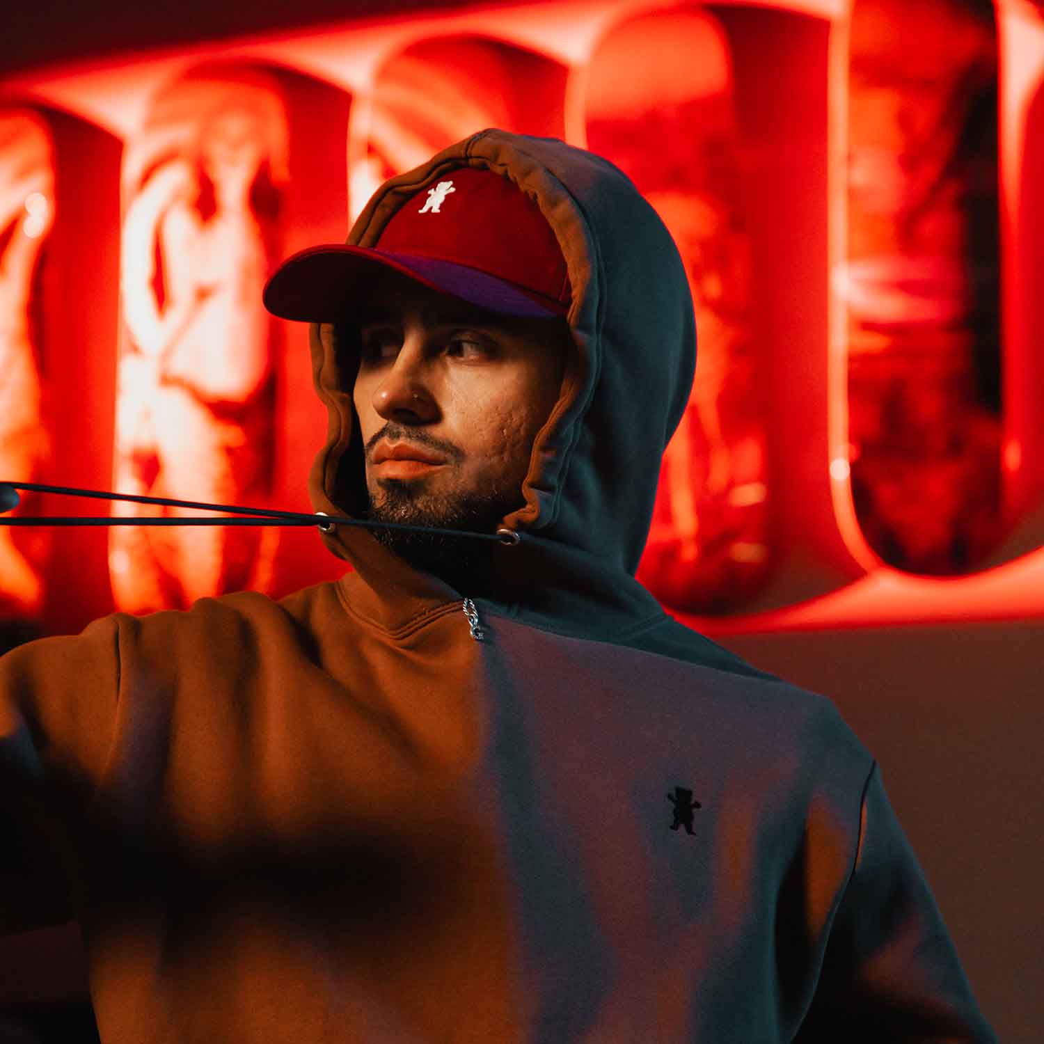 Jockey Og Bear Mini Dad Hatfrontdirect Flat Embroidery