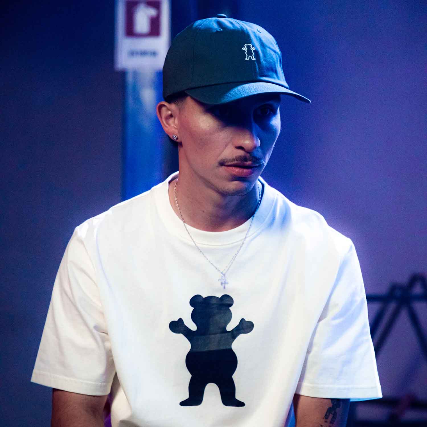 Jockey Og Bear Snapback Raised Embroidery