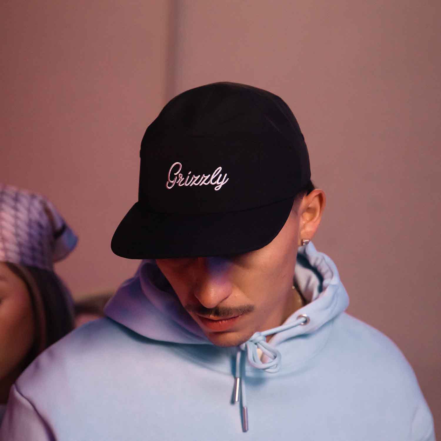 Jockey Script Five Panel Direct Flat Embroidery