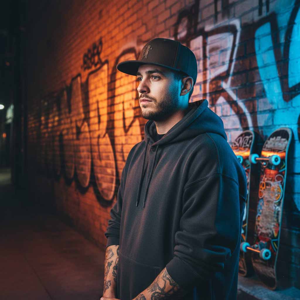 Jockey Og Bear Snapback Raised Embroidery