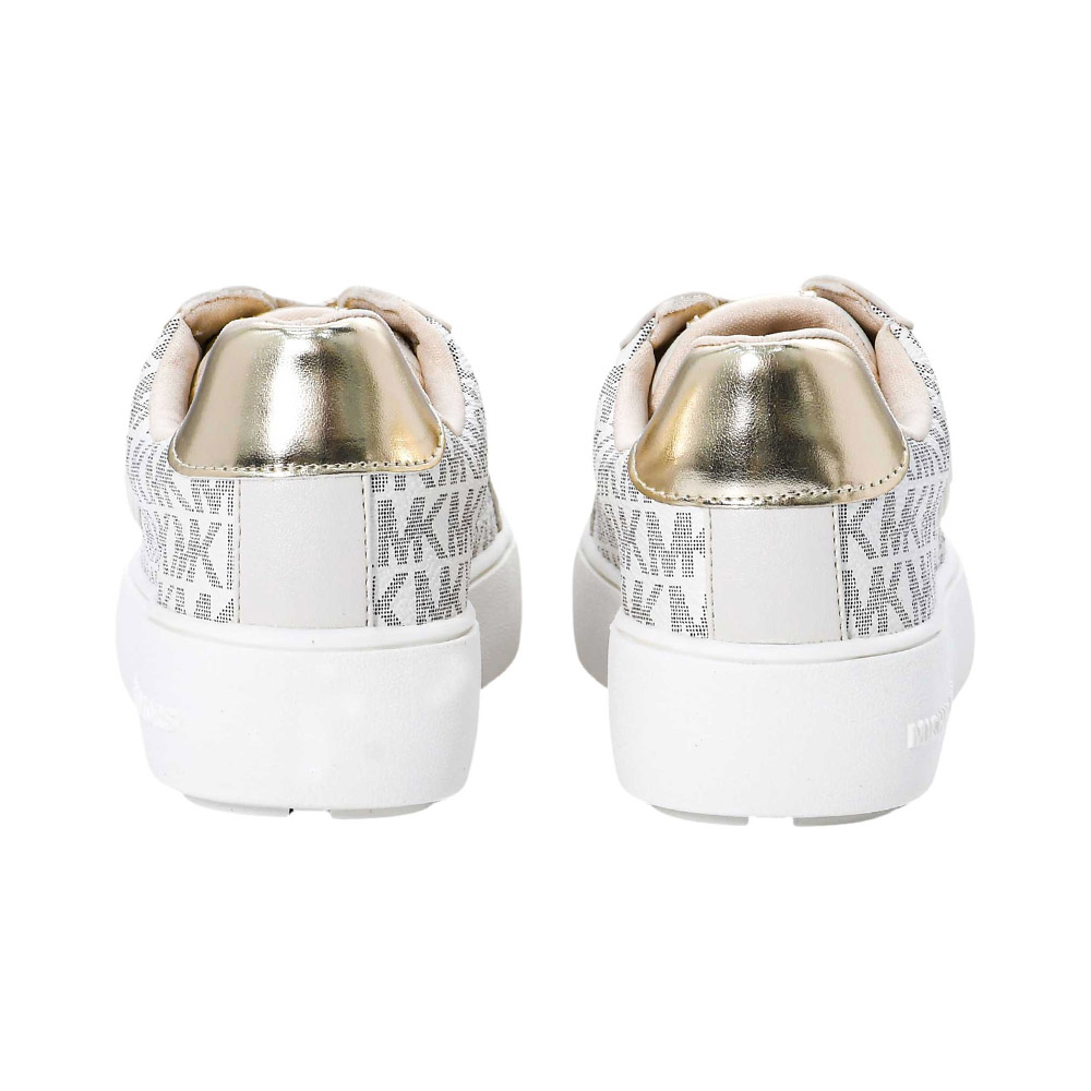 Zapatilla Mujer Michael Kors Jordana Audrey White Gold