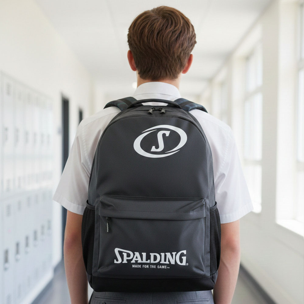 Mochila Escolar Negro Logo 25L Spalding
