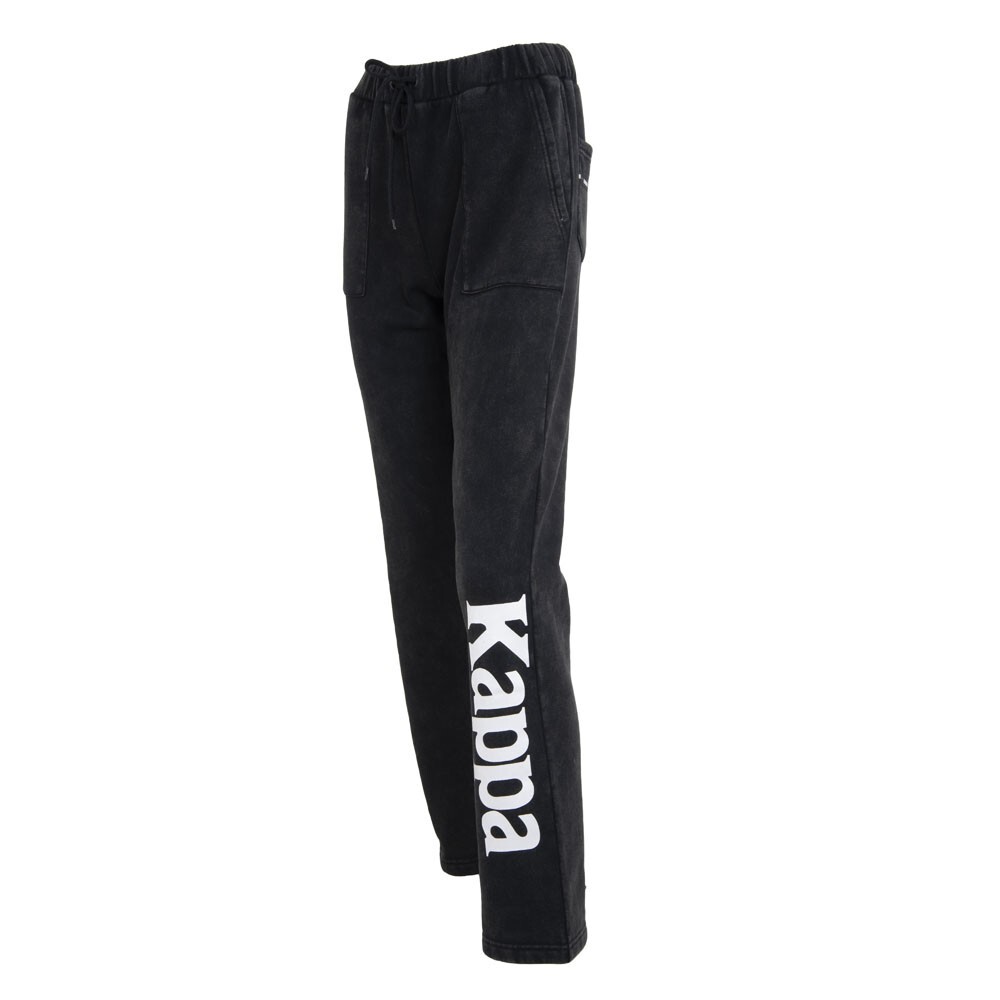 Pantalones Kappa Mujer Logo Negro