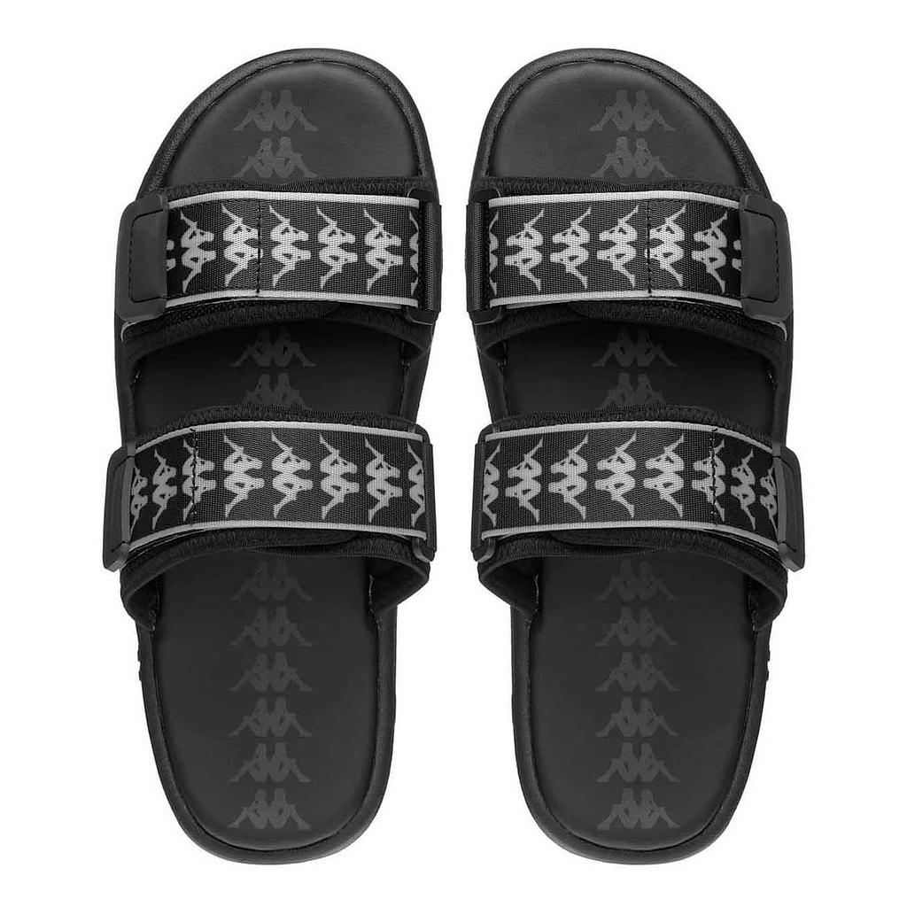 Sandalias Kappa 222 Banda Aster Negro Blanco