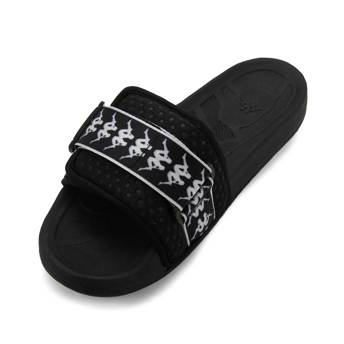 Sandalia 222 Banda Zaryn 1 Black White Kappa Kappa