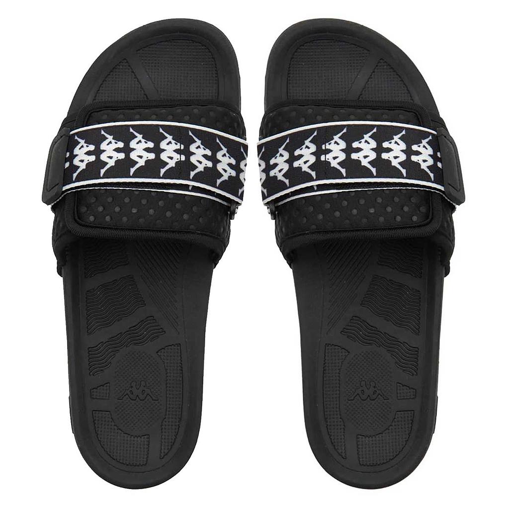 Sandalia 222 Banda Zaryn 1 Black White Kappa Kappa