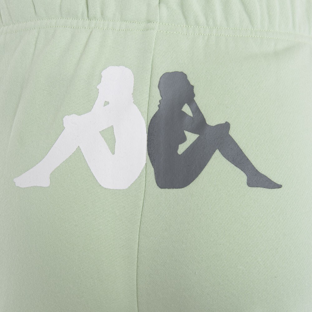 Pantalones de Mujer Kappa Big Logo Menta